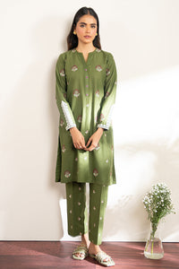 CROSS STITCH - 2PC DHANAK EMBROIDERED SHIRT WITH TROUSER -