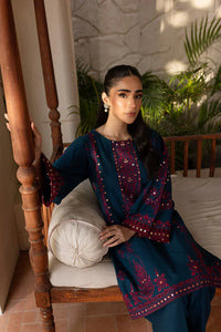 BATIK - 2PC DHANAK EMBROIDERED SHIRT AND EMBROIDERED TROUSER - HZG2033