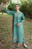 URGE - 2PC DHANAK EMBROIDERED SHIRT AND TROUSER