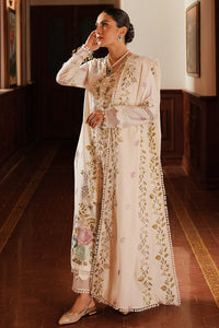 CROSS STITCH - 3PC DHANAK EMBROIDERED SHIRT WITH DHANAK EMBROIDERED SHAWL AND TROUSER -