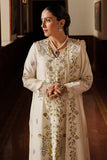 CROSS STITCH - 3PC DHANAK EMBROIDERED SHIRT WITH DHANAK EMBROIDERED SHAWL AND TROUSER -