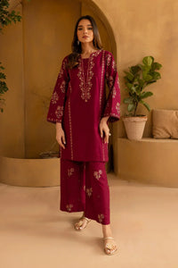 BATIK - 2PC LAWN EMBROIDERED SHIRT AND EMBROIDERED TROUSER - HZG2111