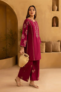 BATIK - 2PC LAWN EMBROIDERED SHIRT AND EMBROIDERED TROUSER - HZG2111