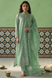 CROSS STITCH - 3PC LAWN EMBROIDERED SHIRT WITH ORGANZA EMBROIDERED DUPATTA AND TROUSER -