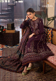 ASIM JOFA - 3PC LAWN EMBROIDERED SHIRT WITH MANAAR PRINTED DUPATTA AND TROUSER - HZG2122