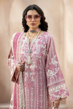 MAHNUR - 3PC LAWN CHIKANKAARI CUTWORK EMBROIDERED SHIRT WITH NET CUTWORK EMBROIDERED DUPATTA AND TROUSER - HZG2128