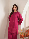 GARNET - 3PC LAWN EMBROIDERED SHIRT WITH MANAAR PRINTED DUPATTA AND TROUSER - HZG2130