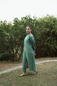 URGE - 2PC DHANAK EMBROIDERED SHIRT AND TROUSER