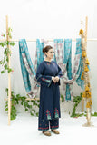 URGE - 2PC DHANAK EMBROIDERED SHIRT AND EMBROIDERED TROUSER - HZG2020