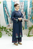 URGE - 2PC DHANAK EMBROIDERED SHIRT AND EMBROIDERED TROUSER - HZG2020